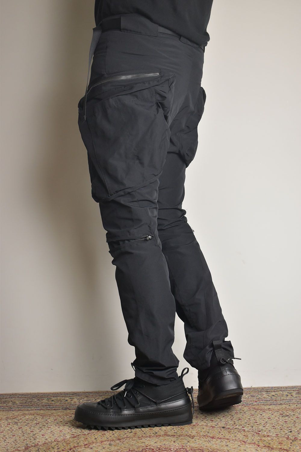 himassmania カーゴパンツ Sサイズ 黒 SINSS（シンス）の「Nylon cargo pants / ナイロンカーゴパンツ