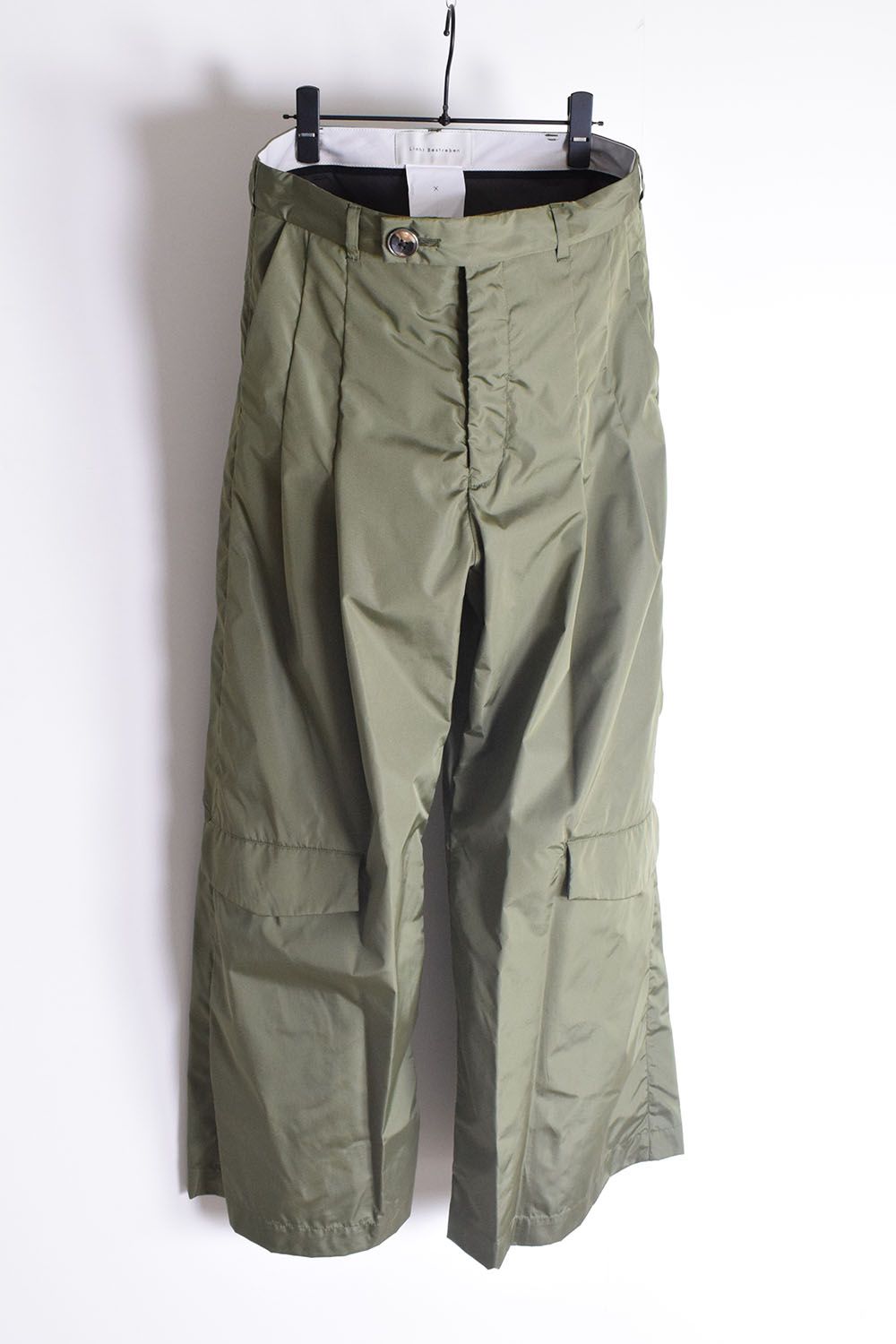 Shingle Flap Baggy Trousers "Military Green" / シンフラップバギートラウザー"ミリタリーグリーン"