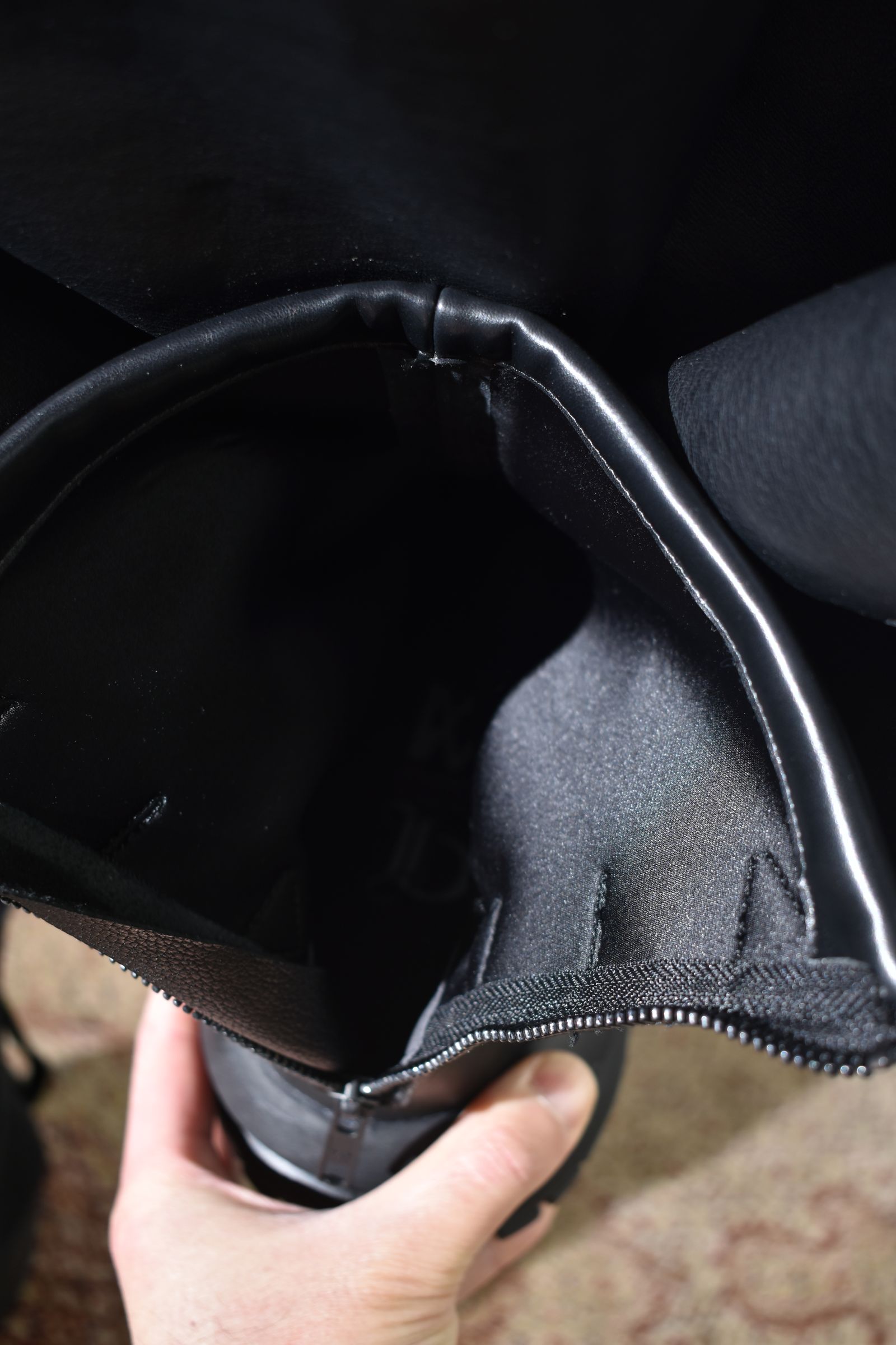 Magarimono collabo Sack Boots"Black" / MAGARIMONO コラボ サックブーツ"ブラック"