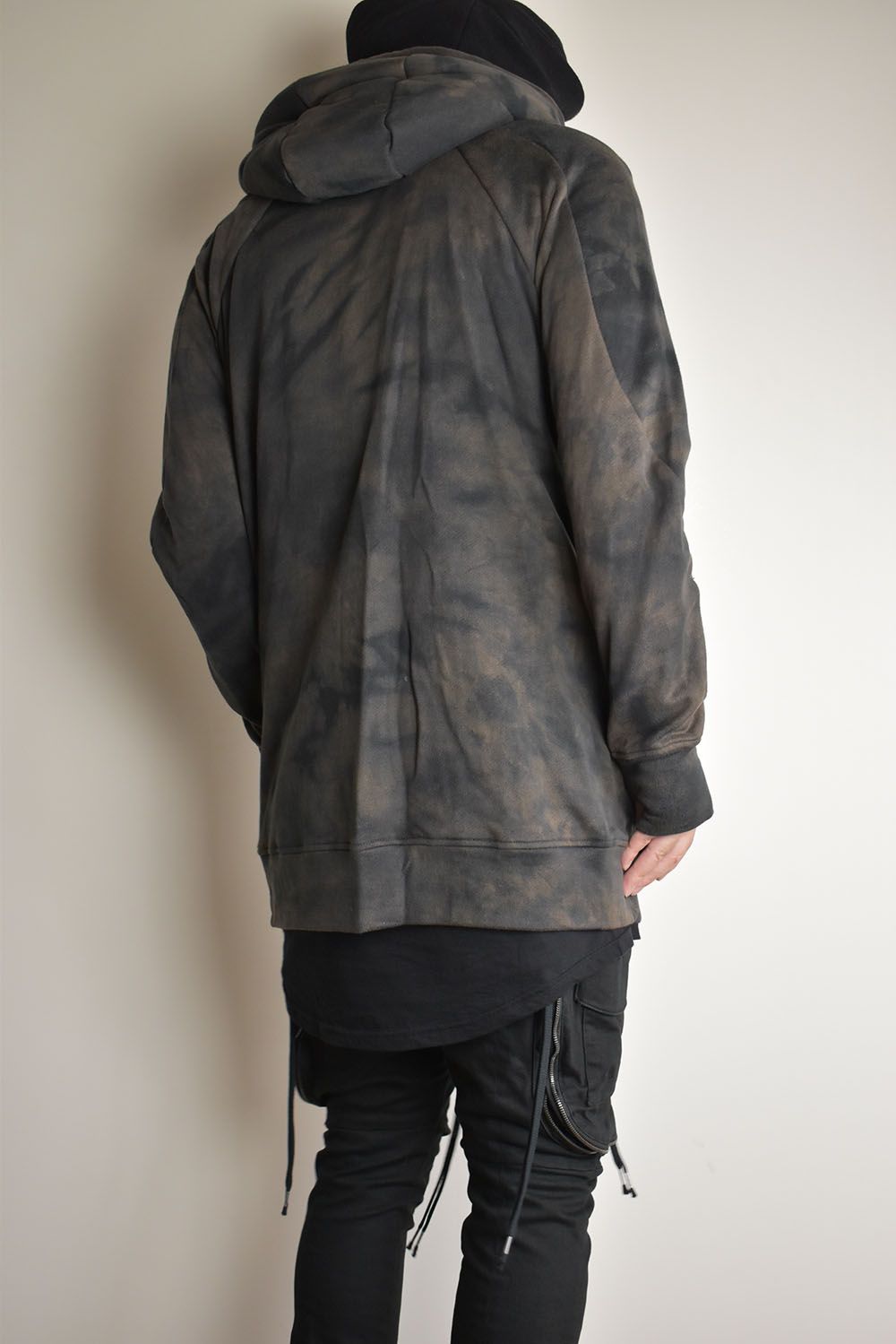 Non Ply Yarn Lined Hooded Jacket"Dust" /  無撚糸裏毛フーデッドジャケット"ダスト"