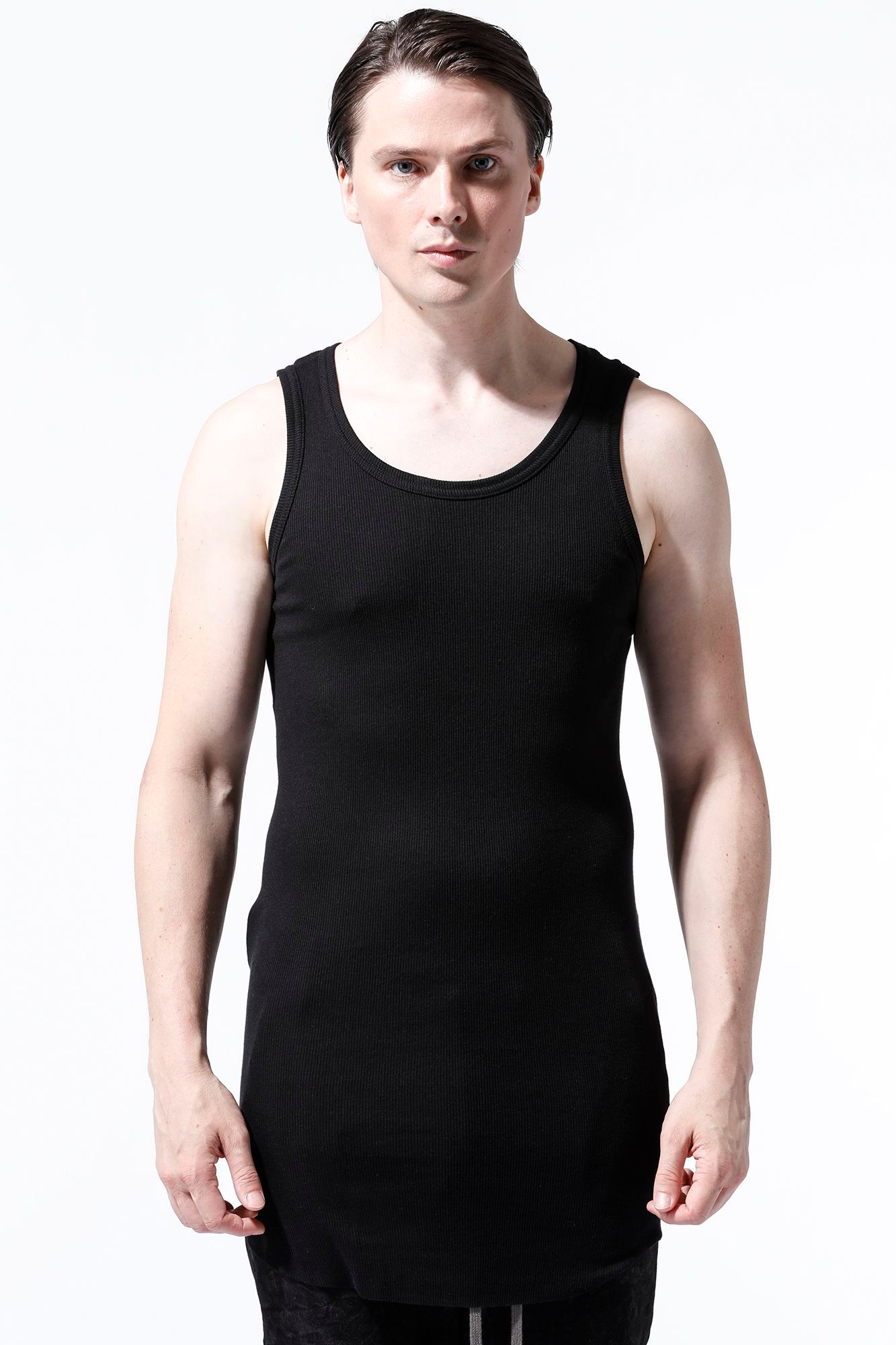 《2025AW先行予約》Rib Tank Top"Black / White /G.Beige / Grey / L.Beige" / リブタンクトップ"ブラック/ホワイト/グレーベージュ/グレー/ライトベージュ"