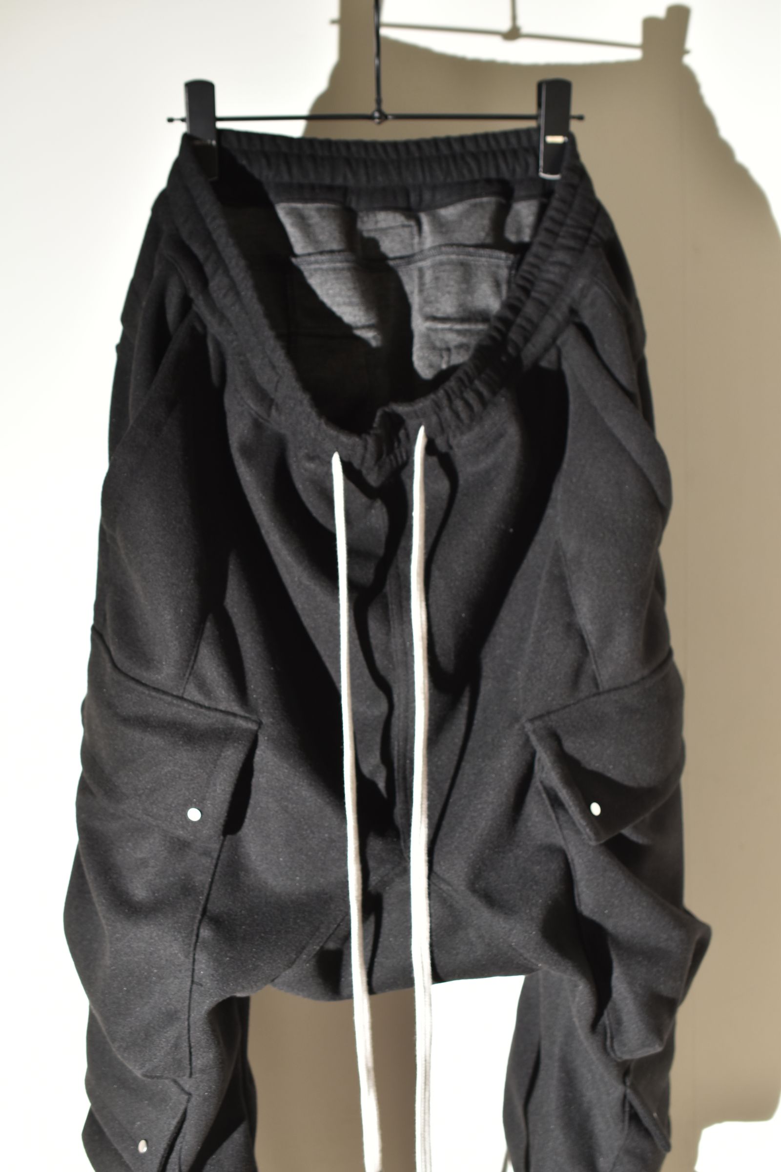 Knit Jersey Military Sarrouel Easy Pants"Black" / ニットジャージーミリタリーサルエルイージーパンツ"ブラック"
