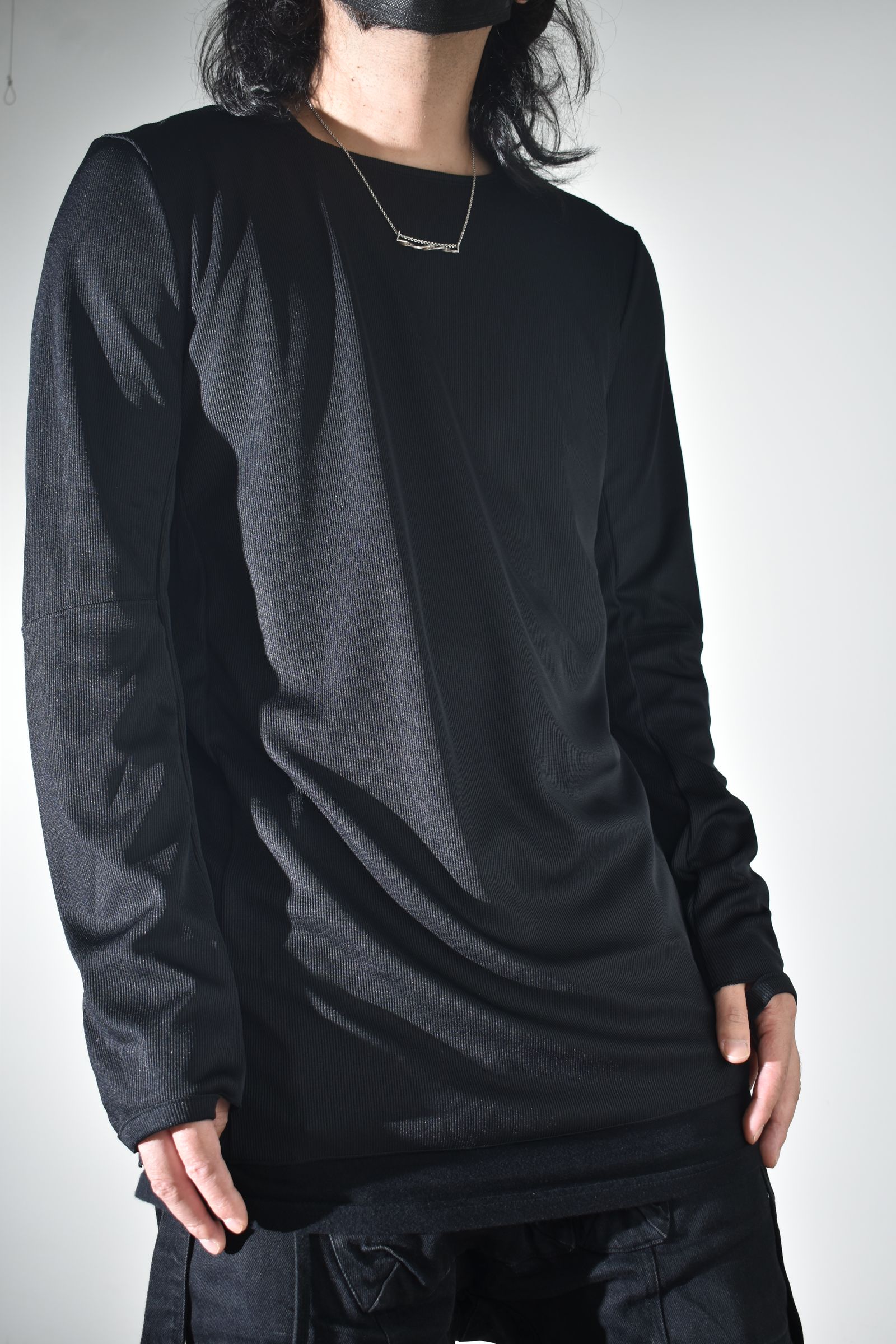 基層 Long Sleeve_01 "Black" / 基層ロングスリーブ"ブラック"