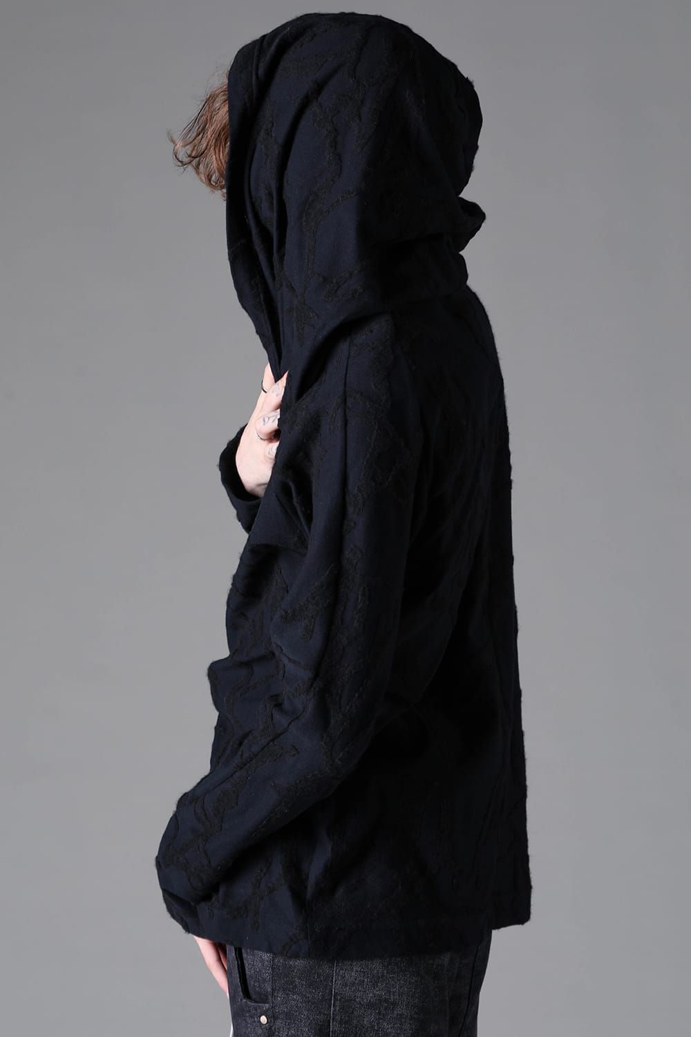 《2026AW先行予約》Twisted Hoodie Pullover "Black" / ツイストフーディプルオーバー"ブラック"