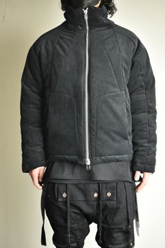 《2026AW先行予約》Corduroy Padded Blouson "Black" / コーデュロイパデッドブルゾン"ブラック"