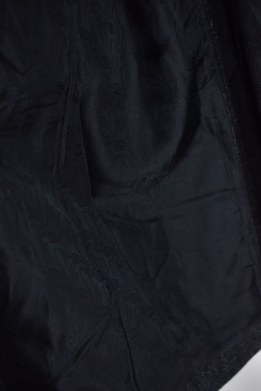 Stand Neck Crevice Coat"Black"/スタンドネッククレビスコート"ブラック"