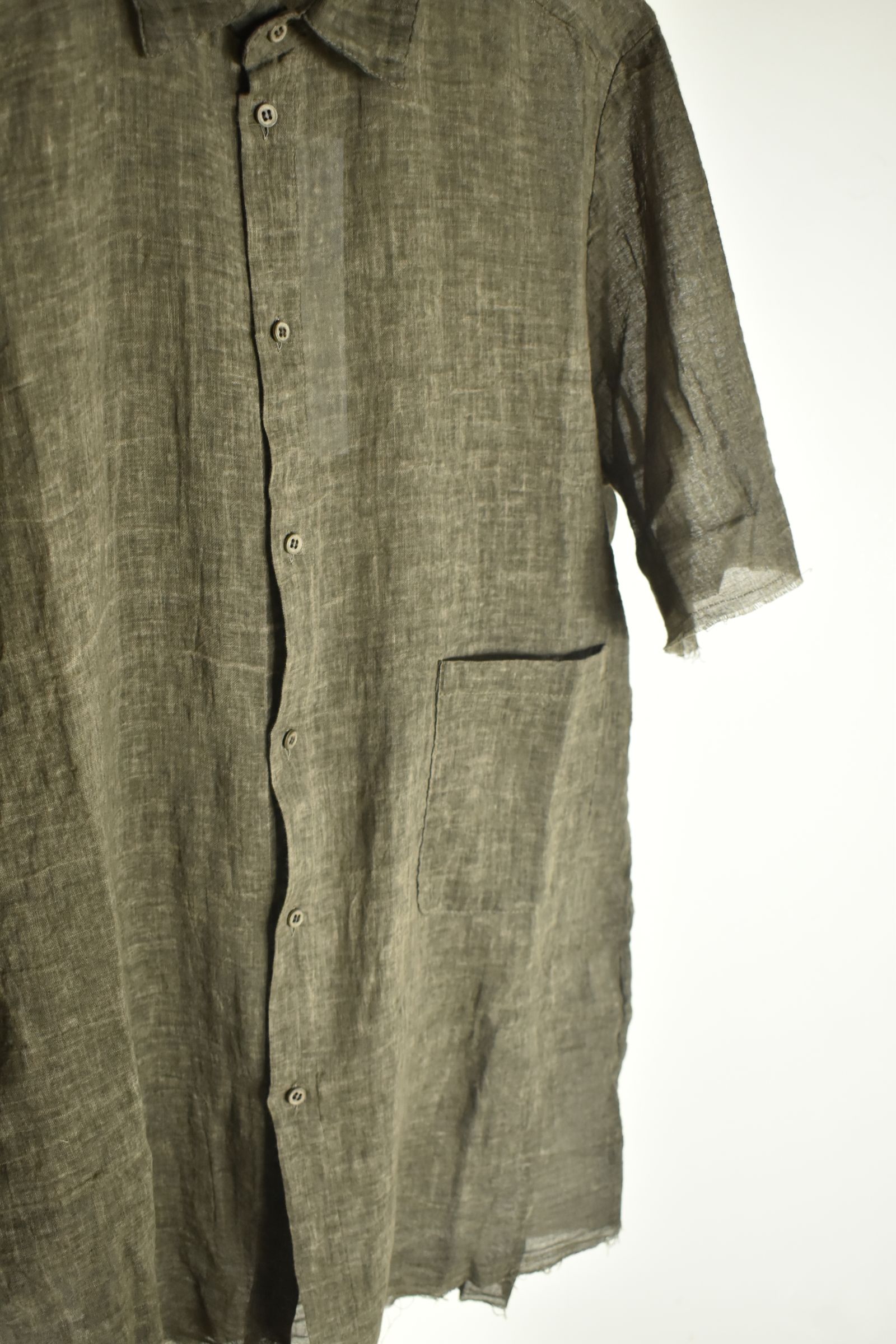 Short Sleeve Shirts"Charcoal Brown" / ショートスリーブシャツ"チャコールブラウン"