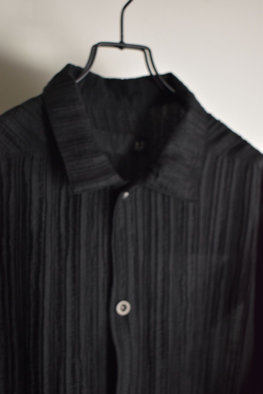 Sheer Yoryu Shirts"Black"/シアーシャツ"ブラック"