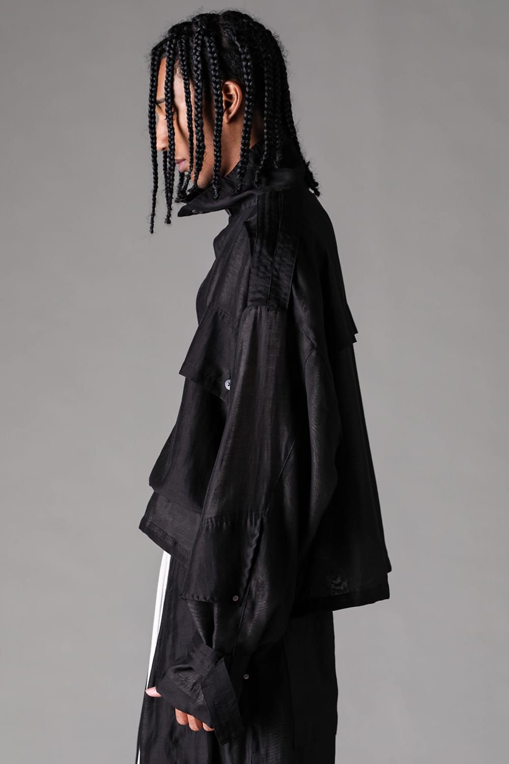 《2027SS先行予約》Stand Collar Blouson"Black" / スタンドカラーブルゾン"ブラック"