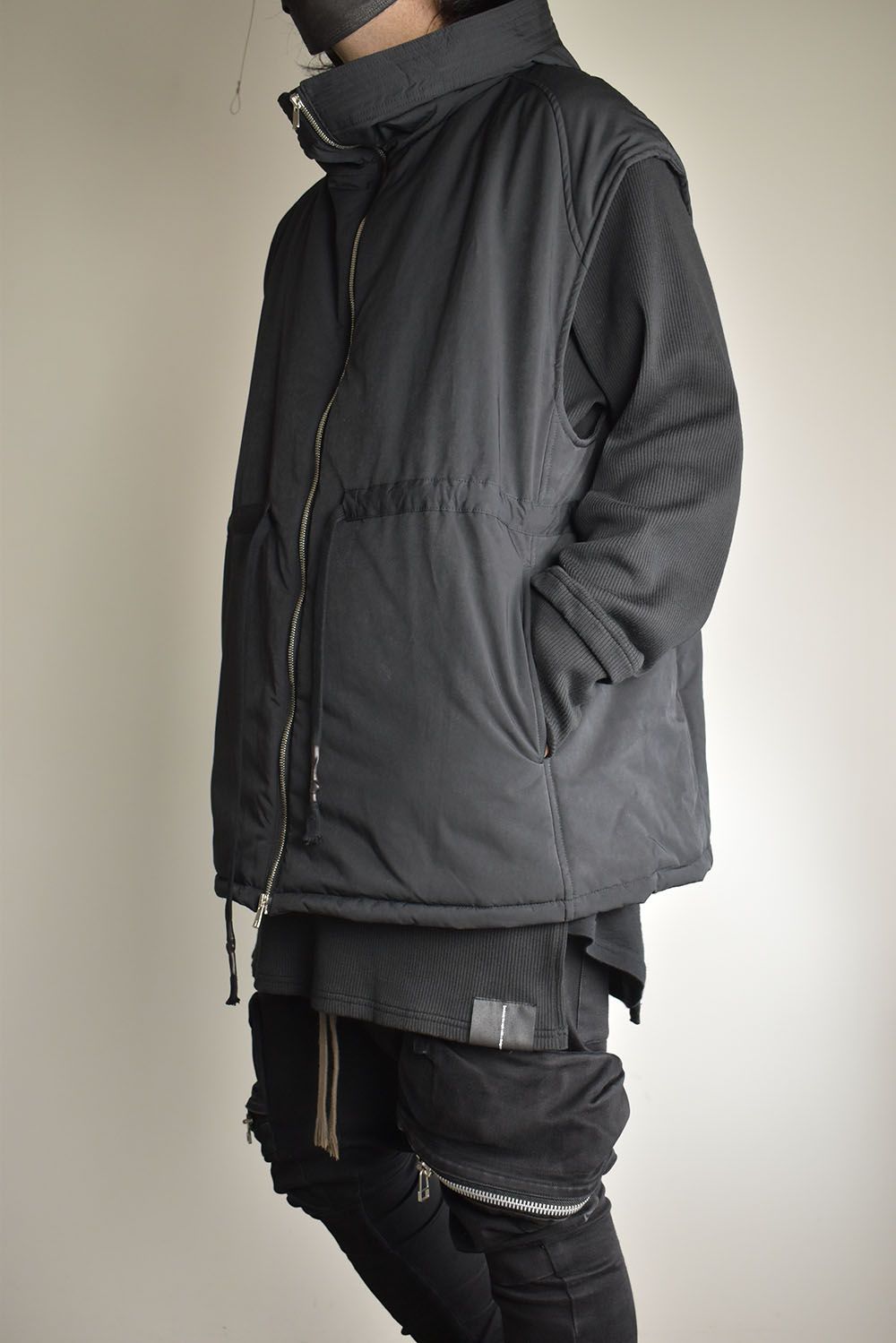 Chill Buster Sleeve Less Parka"Black"/チルバスタースリーブレスパーカー"ブラック"