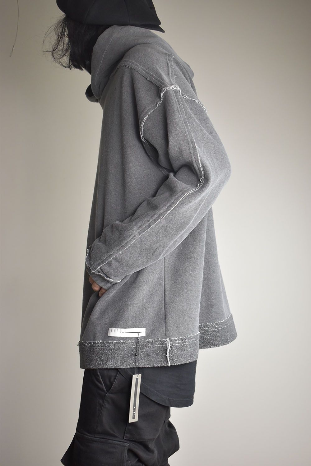 Painter Sweat Pullover Hoodie"Grey" / ピグメントスウェットプルオーバーフーディ"グレー"