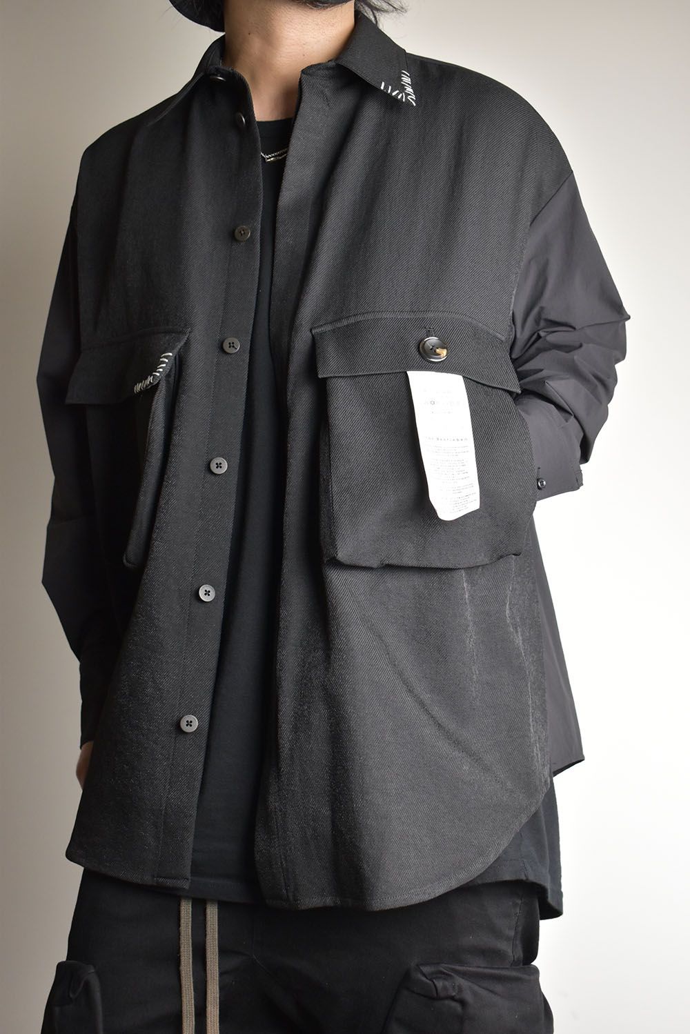 Shirts Jacket"Black"/シャツジャケット"ブラック"