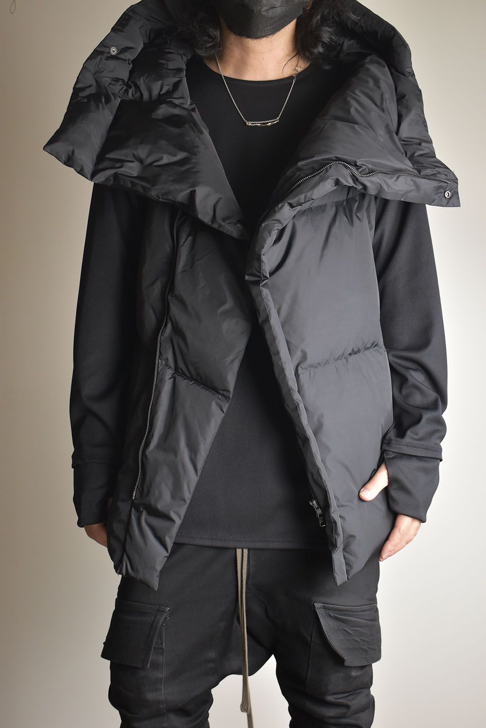 Detachable Sleeve Down Jacket"Black" / デタッチャブルスリーブダウンジャケット"ブラック"