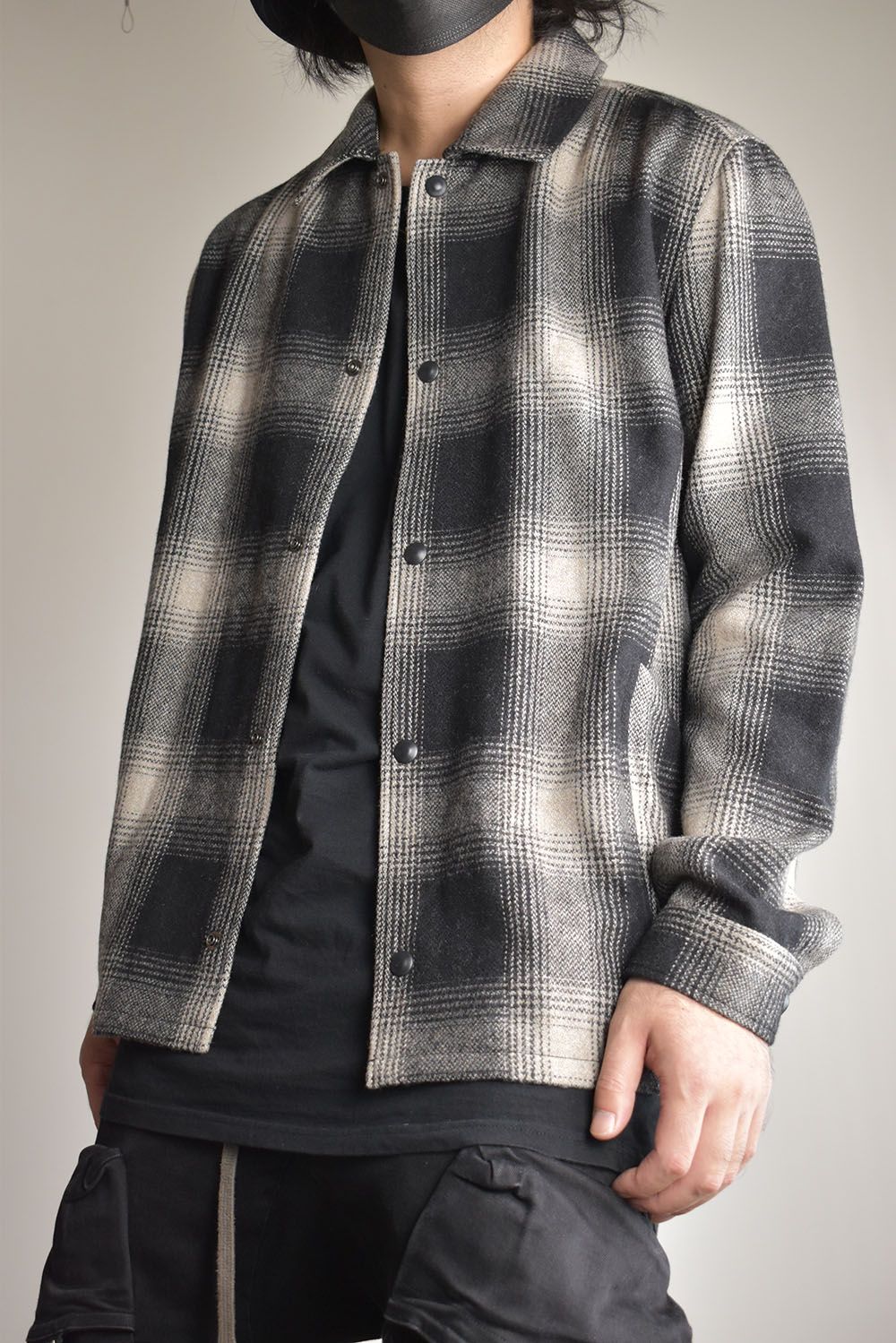 Flannel Shirts"Mix Black"/フランネルシャツ"ミックスブラック"