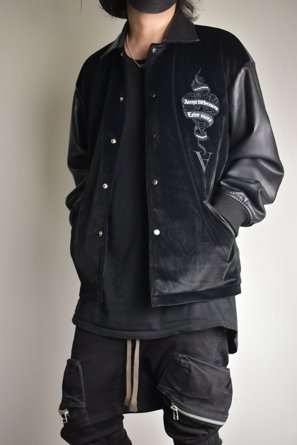 Two Face Coach Jacket"Black" / ツーフェイスコーチジャケット"ブラック"