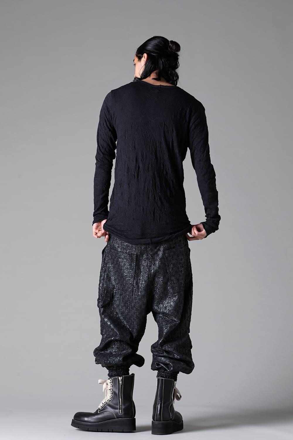 《2025AW先行予約》Layered Long Top"BK×WH/IV×GY/BK×BR/BK×BK/IV×IV/BR×GY" / レイヤードロングトップ"ブラック×ホワイト/アイボリー×グレー/ブラック×ブラウン/ブラック×ブラック/アイボリー×アイボリー/ブラウン×グレー"