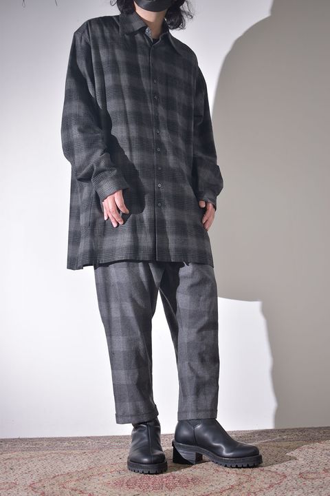 kujaku 2025AW 魅力的なチェック柄の3ピース