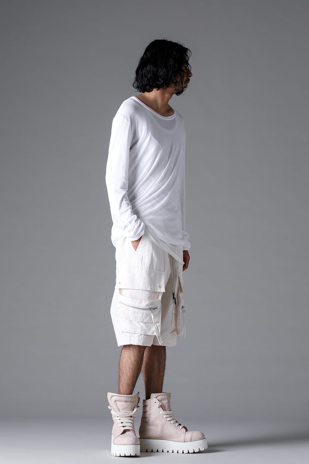 《2026SS先行予約》Twist Layerd Long Sleeve"Black / Cream /White /Stone /Brown" / ツイストロングスリーブ"ブラック/クリーム/ホワイト/ストーン/ブラウン"