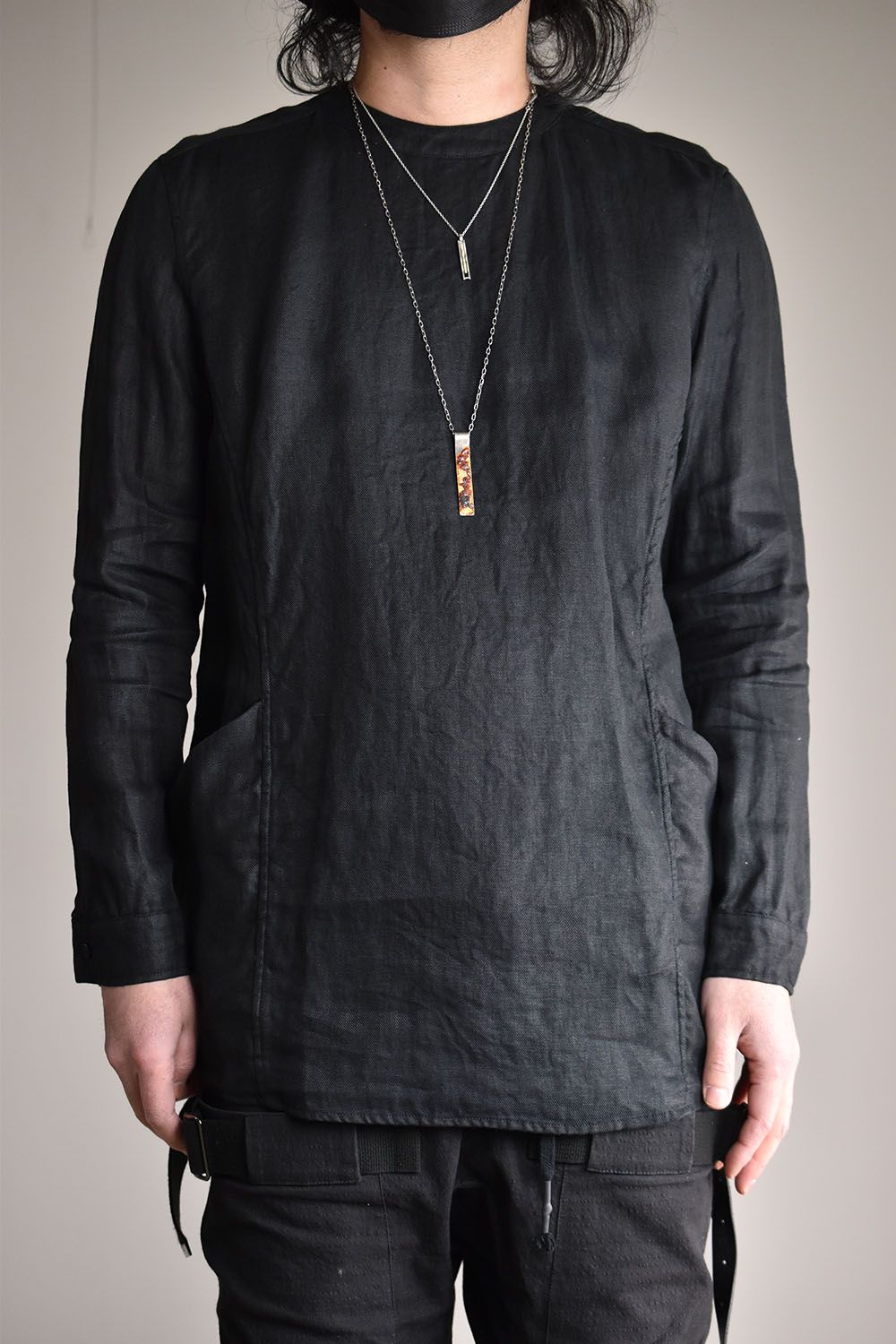 Solod Shirt L/S"Black"/ソリッドシャツロングスリーブ"ブラック"