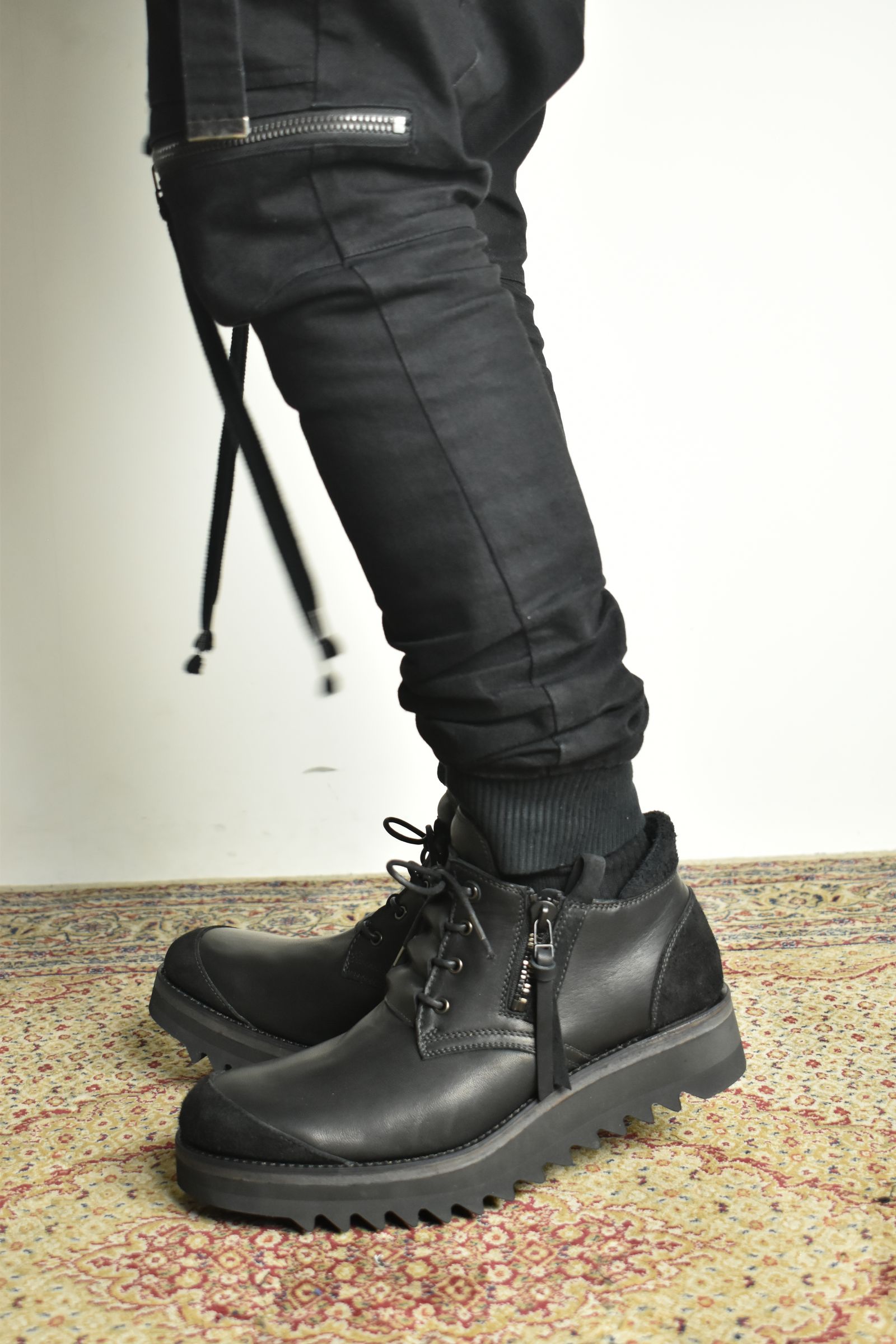 Horse Leather Derby Shoes"Black" / ホースレザーダービーシューズ"ブラック"