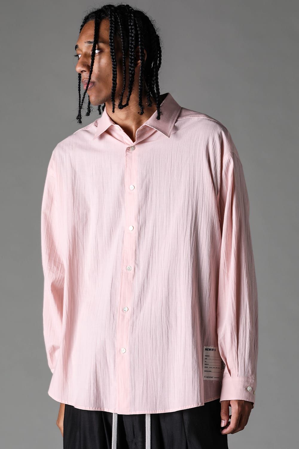 《2027SS先行予約》Over Sized Shirts"Black / Blue /L.Pink / Ivory" / オーバーサイズシャツ "ブラック / ブルー / ライトピンク /アイボリー"