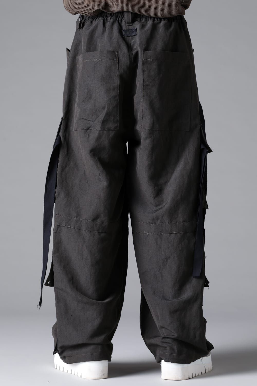 《2026SS先行予約》Cargo Wide With Hangingstraps Pants"Black / Stone /Khaki /D.Grey / ST×GY" / カーゴワイドウィズハンギングストラップパンツ"ブラック/ストーン/カーキ/ダークグレー/ストライプ×ダークグレー"