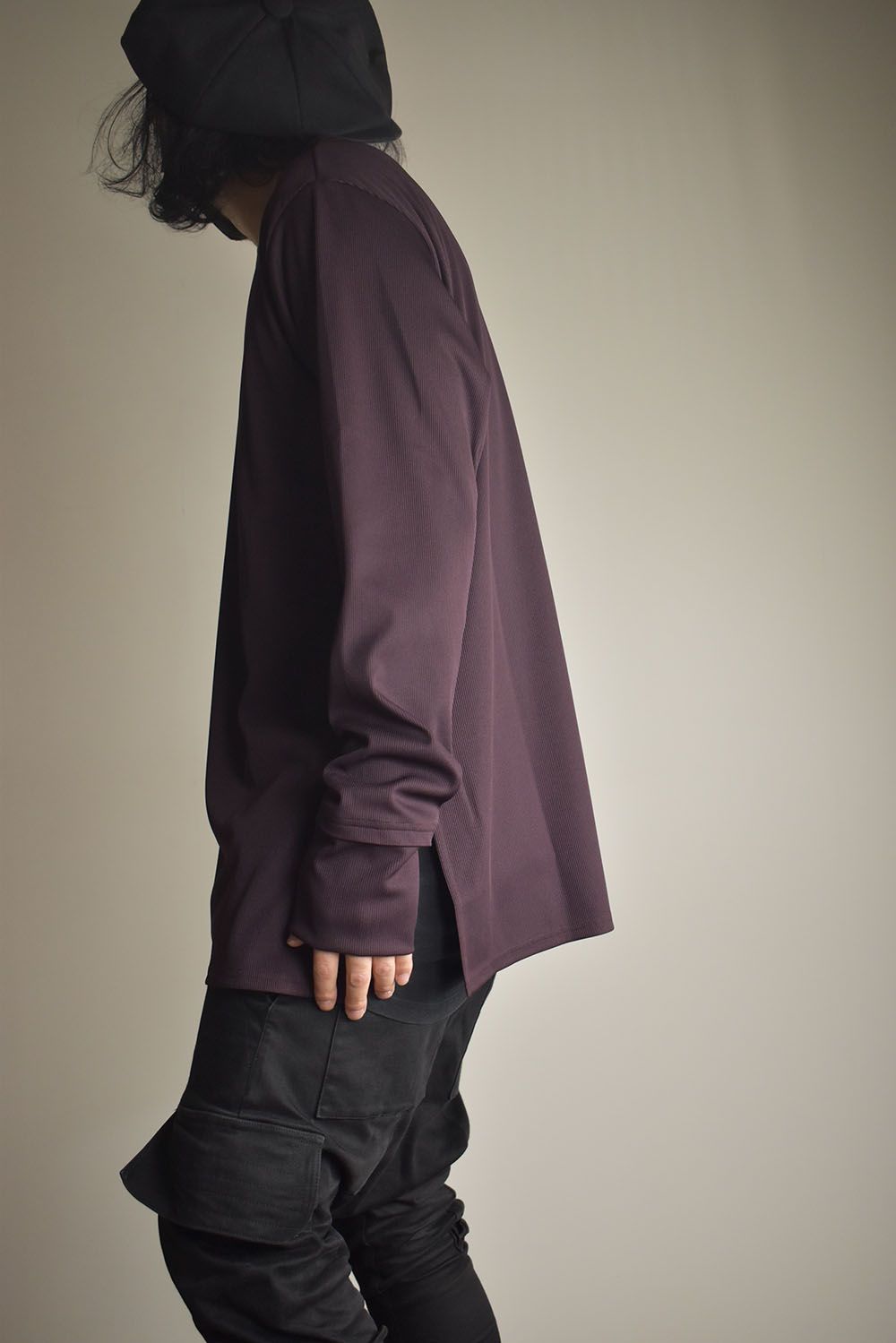 Base Layer Crew Neck "Bordeaux" / ベースレイヤークルーネック"ボルドー"