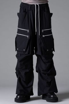《2026SS先行予約》Cargo Tuck Wide Pants"Black / White /Stone" / カーゴタックワイドパンツ"ブラック/ホワイト/ストーン"