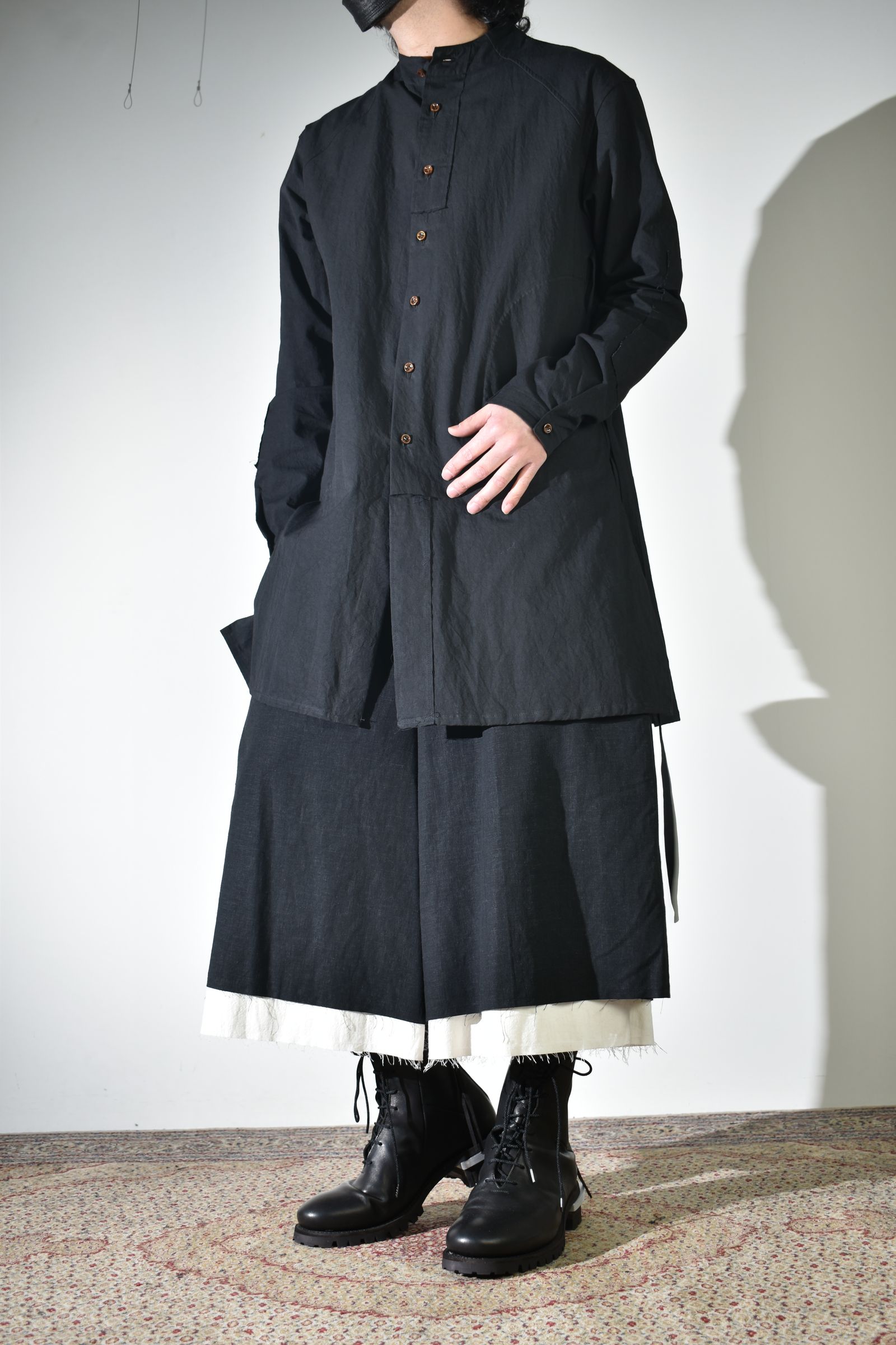 レイヤードで魅せるkujakuのハーフパンツ