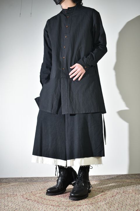 レイヤードで魅せるkujakuのハーフパンツ