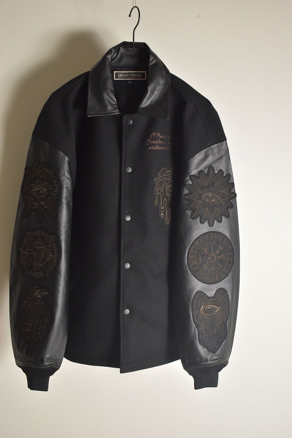Heavy Melton Coach Jacket"Black" / ヘビーメルトンコーチジャケット"ブラック"