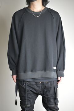 Rail Knit Dolman Sleeve"Black" / レールニットドルマンスリーブ"ブラック"