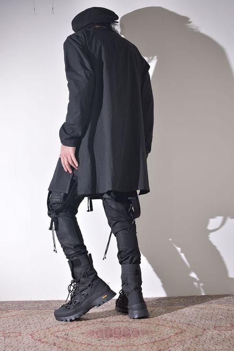 冬のニットジャケットスタイル