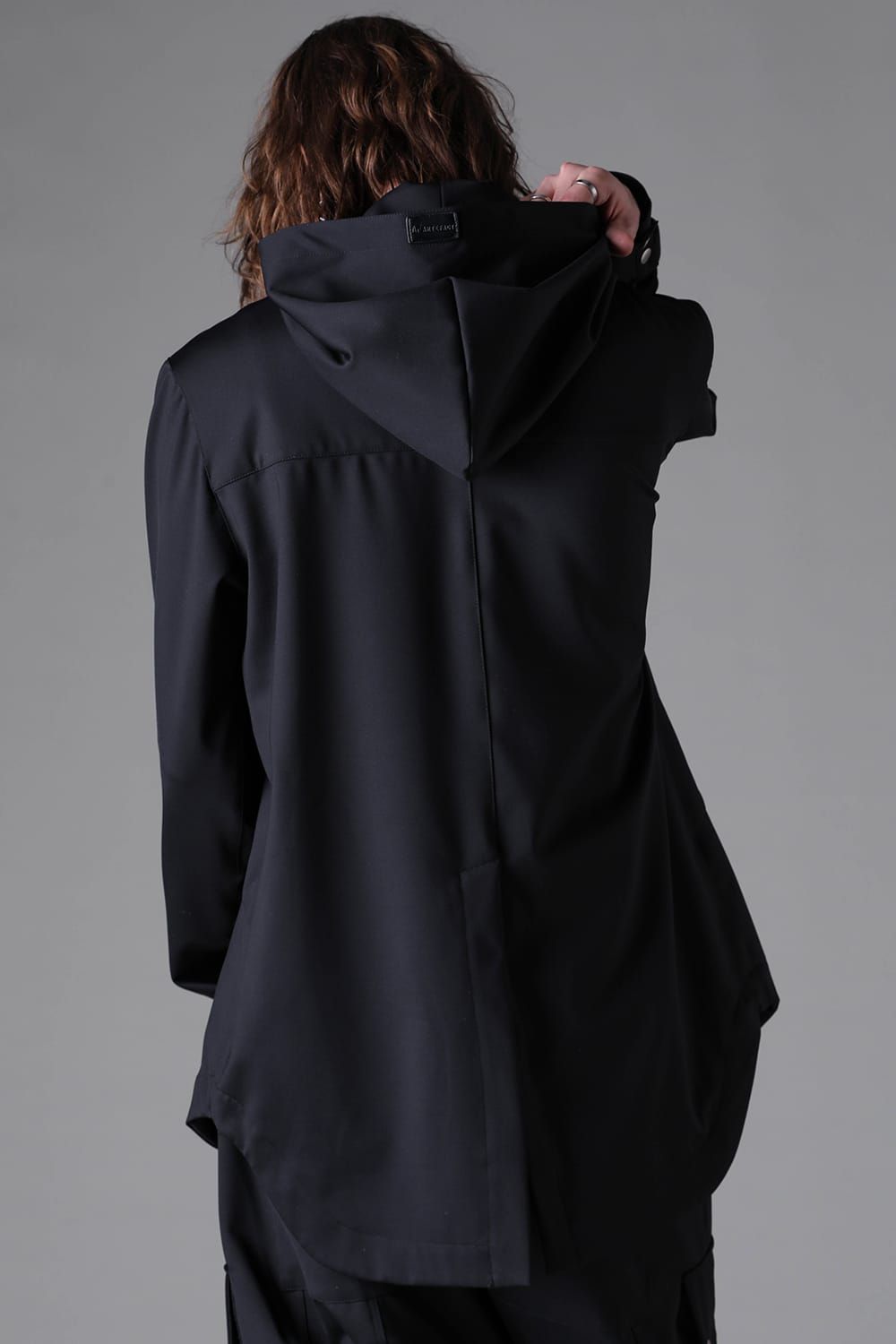 《2026AW先行予約》Technical Nylon Hoodie Blouson"Black" / テクニカルナイロンフーディブルゾン"ブラック"
