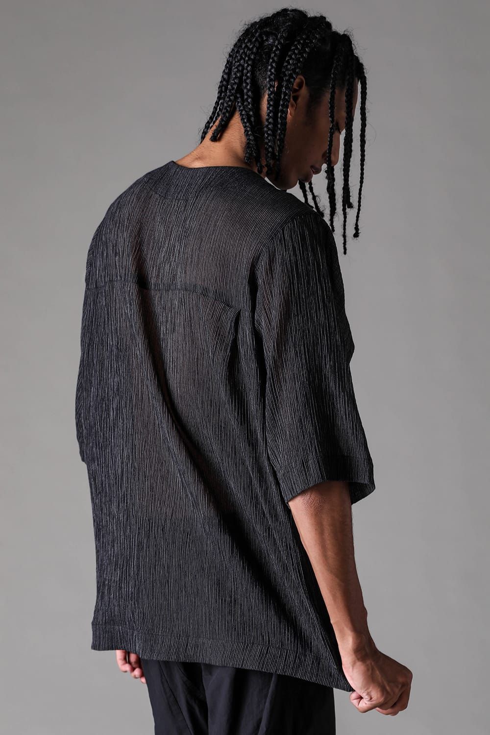《2027SS先行予約》Over Sided KIMONO Base Ball Shirts"Black Stripe / White Stripe / Brown Stripe" / オーバーサイズキモノベースボールシャツ"ブラックストライプ / ホワイトストライプ /ブラウンストライプ"