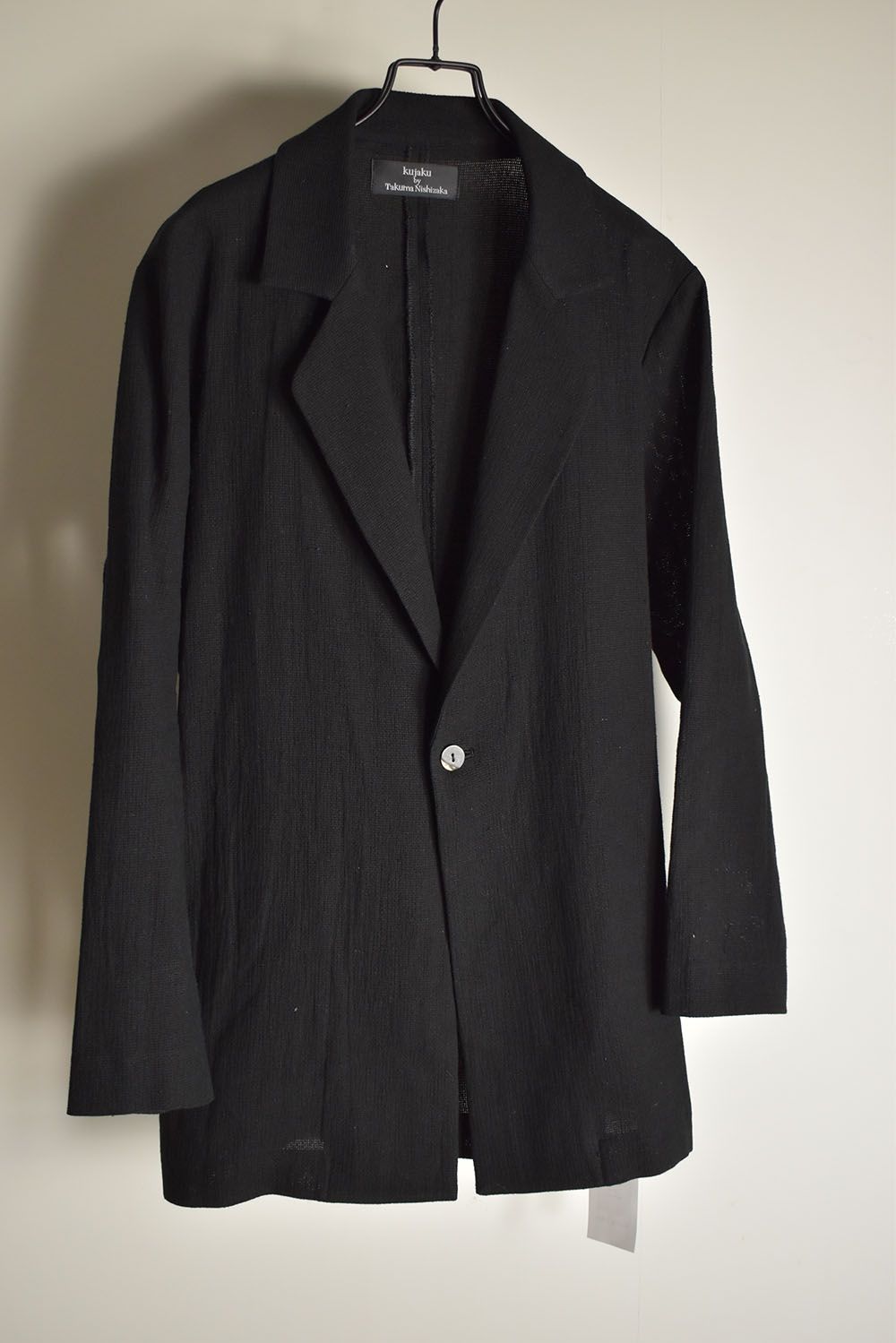 Linen Cotton Jacket"Black" / リネンコットンジャケット"ブラック"