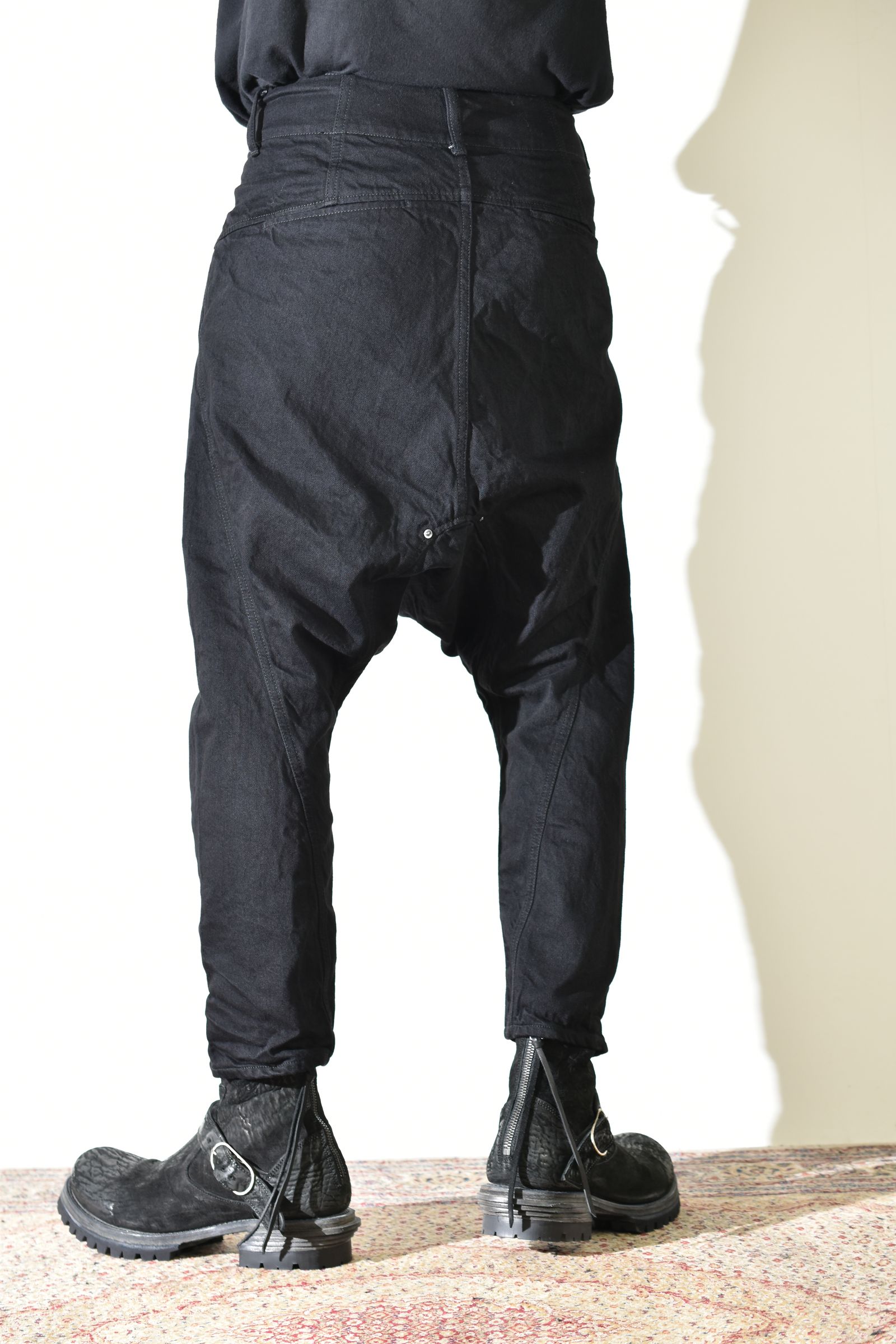 Sarrouel Denim Pants "Black" / サルエルデニムパンツ "ブラック"