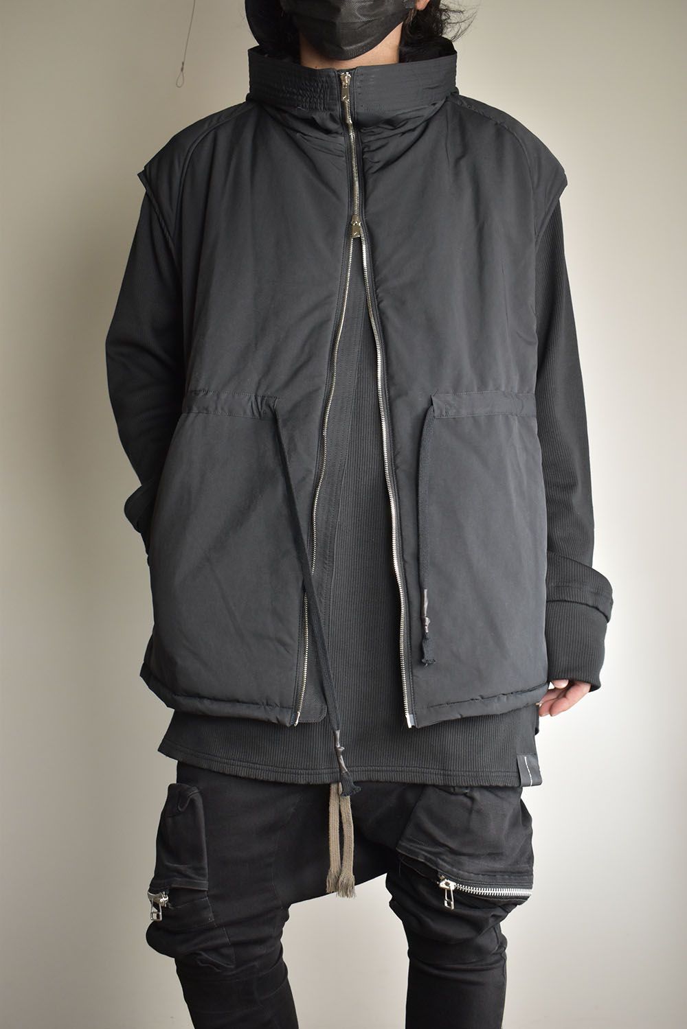 Chill Buster Sleeve Less Parka"Black"/チルバスタースリーブレスパーカー"ブラック"