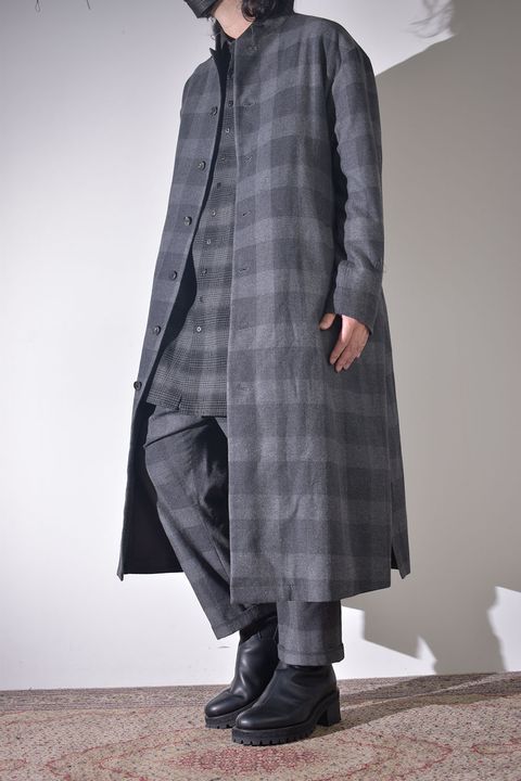 kujaku 2025AW 魅力的なチェック柄の3ピース