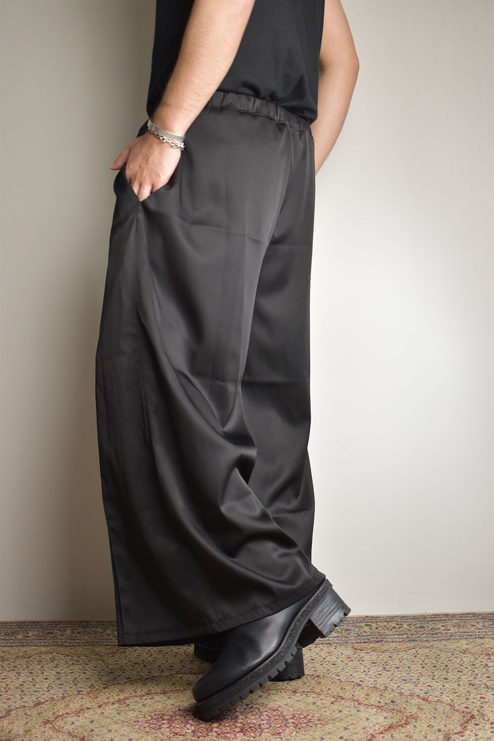 Easy Hakama Pants"Black" / イージー袴パンツ"ブラック"