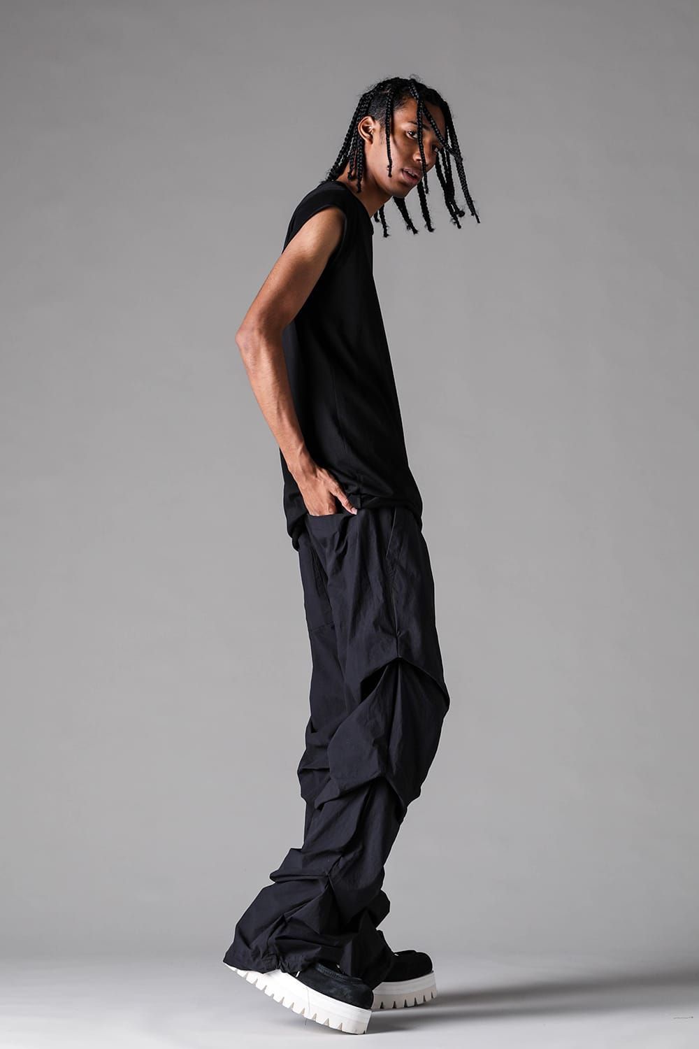 《2027SS先行予約》Albini Airy Tank Top"Black / Sage Green / Brown / L.Grey / White" /  アルビニエアリータンクトップ"ブラック /セージグリーン /ブラウン /ライトグレー/ホワイト"
