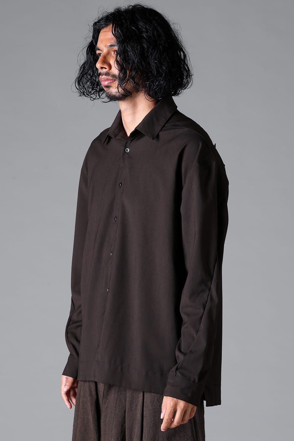 《2026SS先行予約》Abstract Shirt"Black / Grey /Brown" / アブストラクトシャツ"ブラック/グレー/ブラウン"