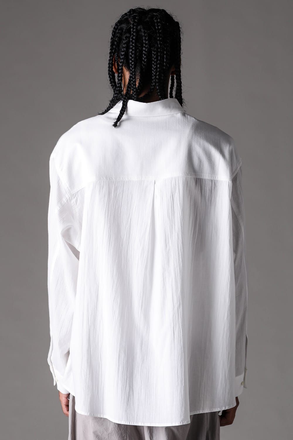 《2027SS先行予約》Over Sized Shirts"Black / Blue /L.Pink / Ivory" / オーバーサイズシャツ "ブラック / ブルー / ライトピンク /アイボリー"