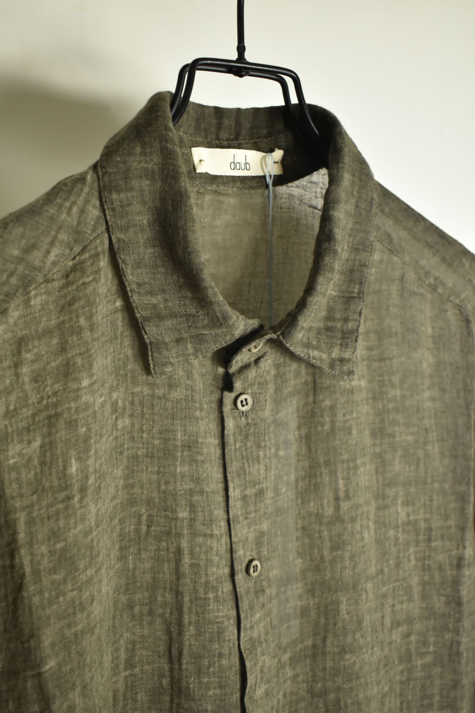 Short Sleeve Shirts"Charcoal Brown" / ショートスリーブシャツ"チャコールブラウン"