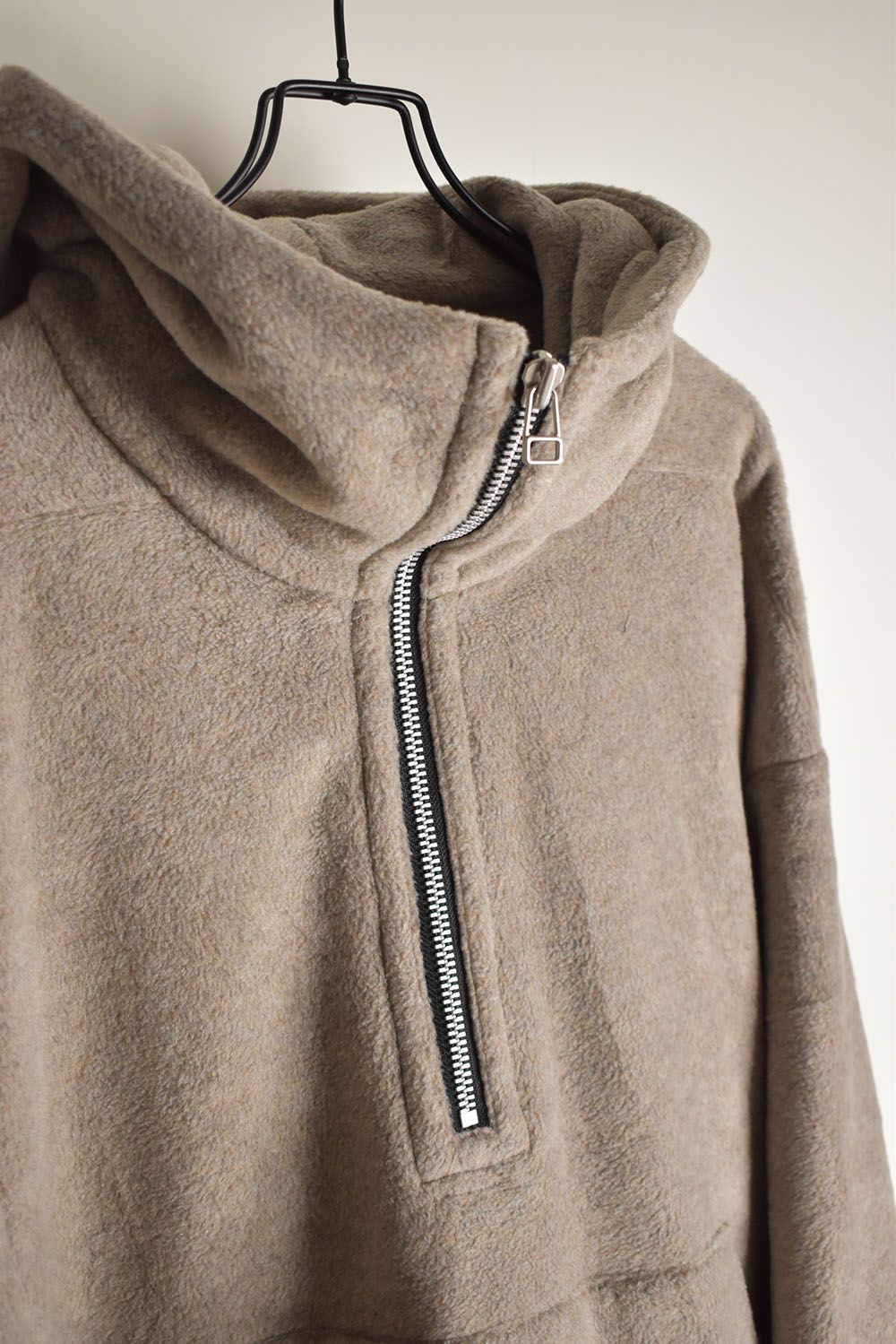 Fleece Hoodie"Beige" / フリースフーディ"ベージュ/"