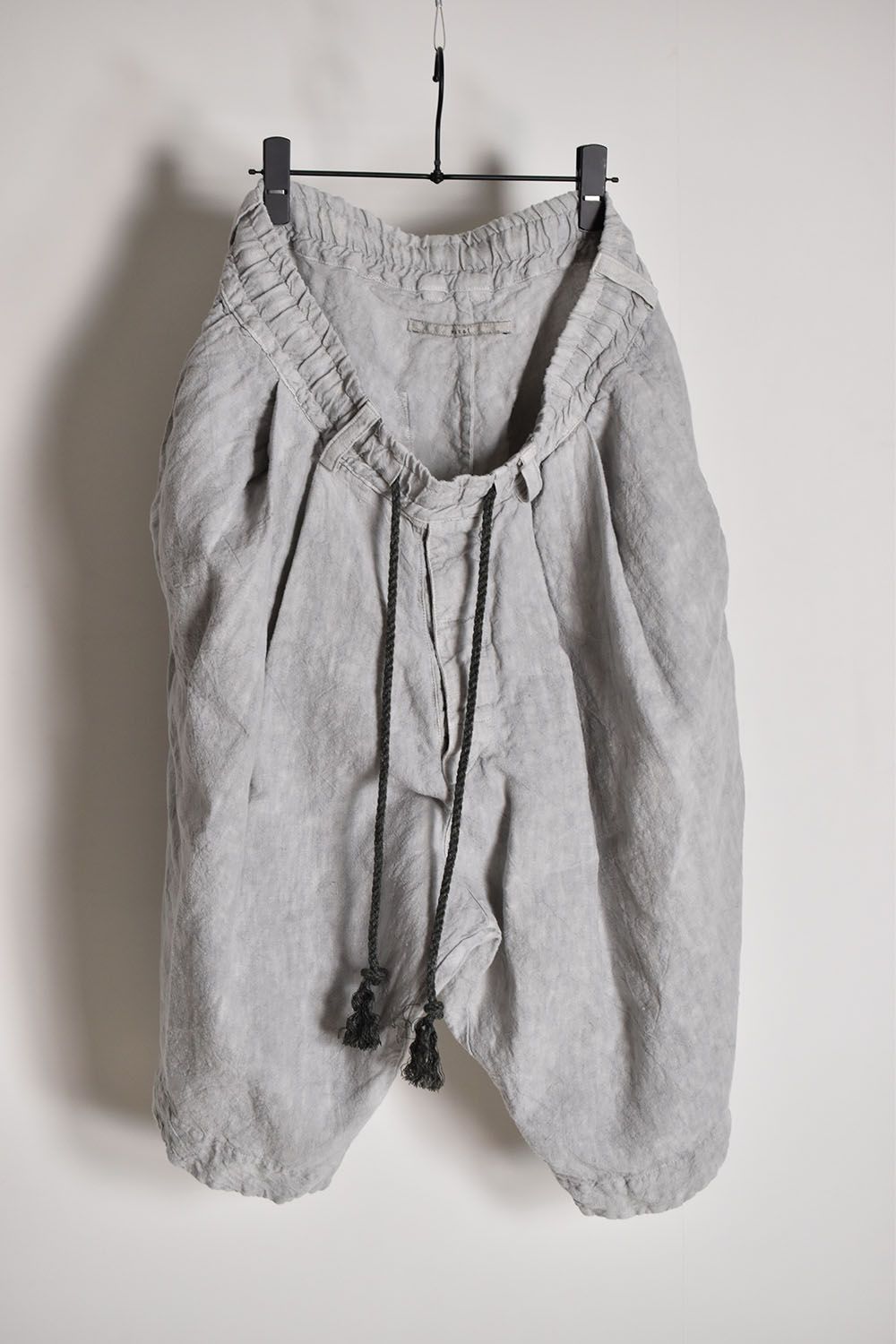Sumi Dyed Tuck Shorts"L.Grey"墨染タックショーツ"ライトグレー"