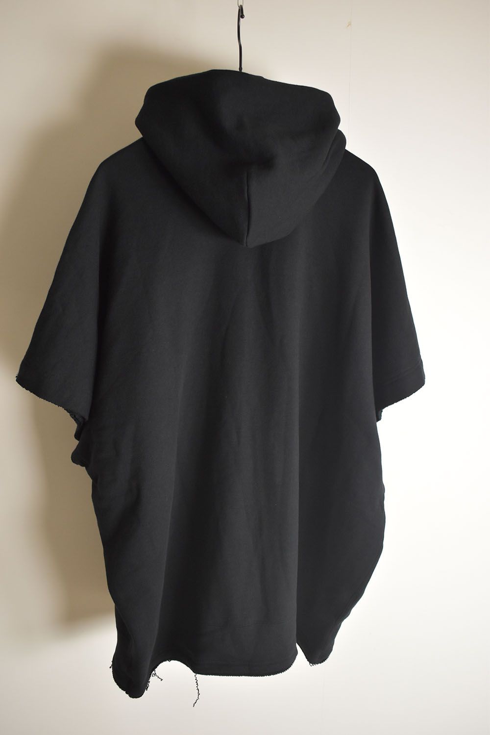Sweat Oversize Zip Up Hoodie"Black" / スウェットオーバーサイズジップアップパーカ"ブラック"