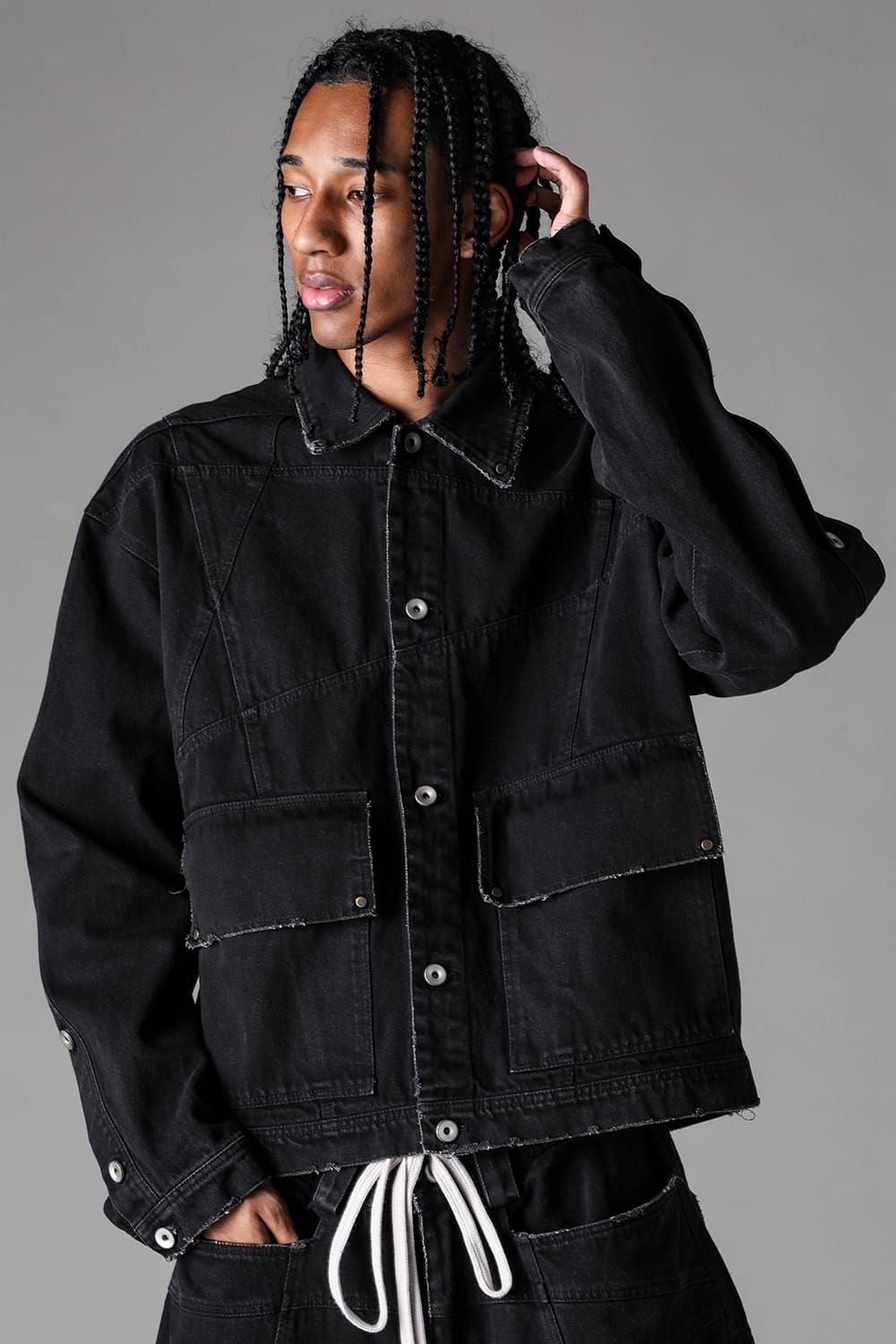 《2027SS先行予約》Denim Jacket"Black" / デニムジャケット"ブラック"