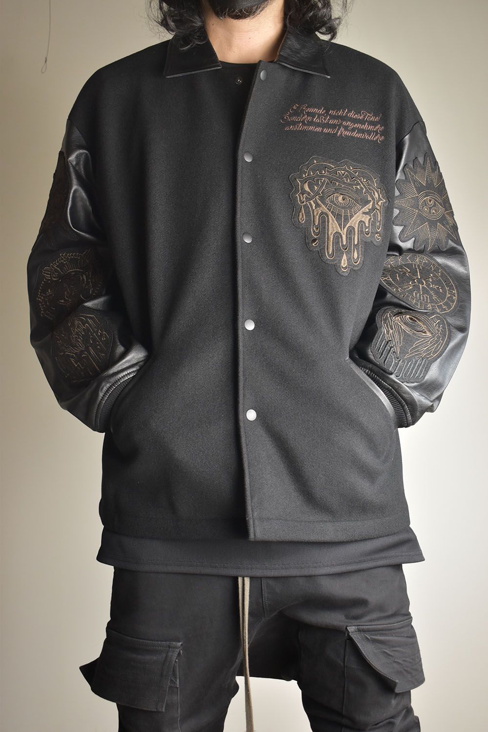 Heavy Melton Coach Jacket"Black" / ヘビーメルトンコーチジャケット"ブラック"