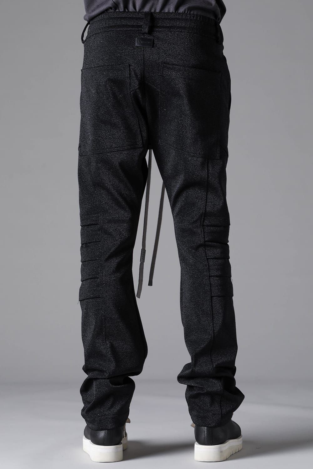 《2026AW先行予約》Lurex Muti Panel Flared Pants"Black" / ルレックスマルチパネルフレアパンツ"ブラック"